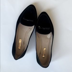 Louise et Cie Black Suede Flats